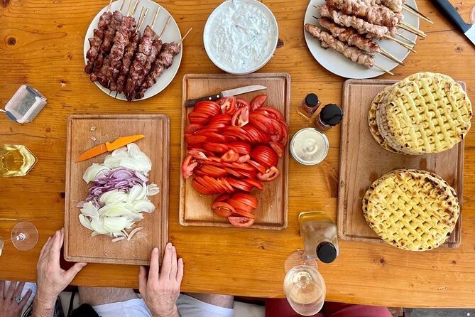 Souvlaki Cooking Class with Locals – Transfer Included - Wrapping Pitta the Mykonos Way