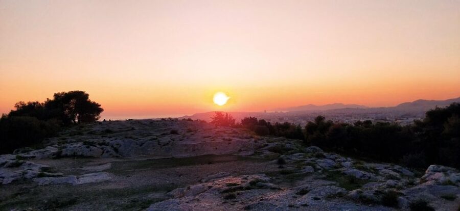 Sunrise Yoga & Meditation Acropolis & 360 view - The view moment: 360 degrees over Athens, the Acropolis, and the sea