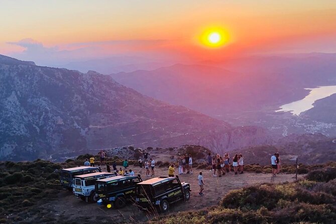 Sunset Jeep Tour in Crete - Ebassas gorge climb and the herb pause