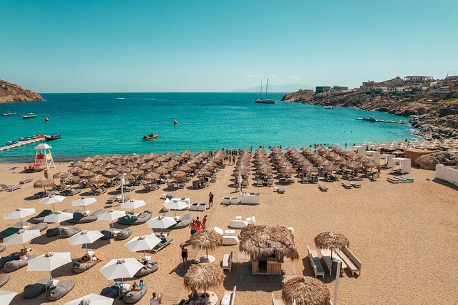 Super Paradise Beach Mykonos Seaside Sunbed (3rd & 4th row) - Price and Value: Is $30.17 a Good Deal for This Beach Day?