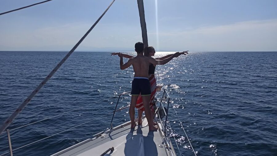 Thessaloniki Sunset Cruise departing from Nea Michaniona - Sailing Past Coastal Bays, Taverns, and Mansions by the Sea