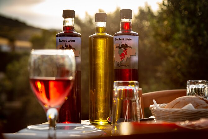 Tour and Wine Tasting in Mykonian Land - Food, Music, and the Family-Style Hospitality