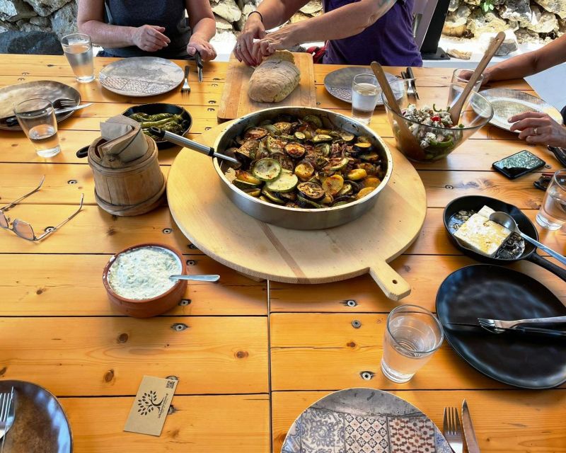 Traditional Greek Cooking Class @ Lefkada Micro Farm - What the Meal Covers: Bread, Briami, Tzatziki, Greek Salad