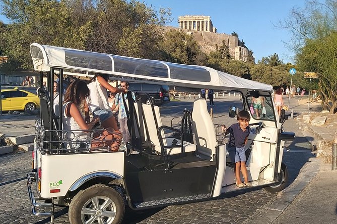 Tuk Tuk Athens Complete City Center Tour - 100% Electric (3 hour) - Ancient Agora quick hits: ruins, Roman layers, and the Tower of Winds