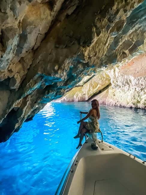 Zakinthos: Shipwreck Beach and Blue Caves Land and Sea Tour - Lunch, Exo Chora, and the 2000-year-old olive tree