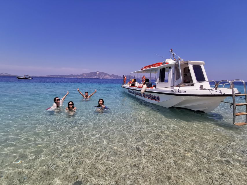 Zakynthos: Half-Day Tour to Turtle Island and Keri Caves - Laganas area and the glass-bottom cruise where turtles come up for air
