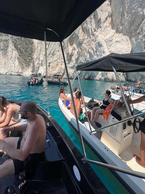 Zakynthos: Laganas Bay, Myzithres & Turtles Speedboat Tour - Myzithres Beach: the boat-only swim that makes the tour worth it