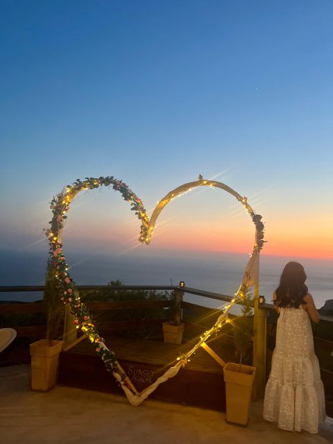 Zakynthos: Romantic Sunset Tour to Mizithres and Agalas Cave - Photography help, including aerial moments: how the tour turns into a real souvenir