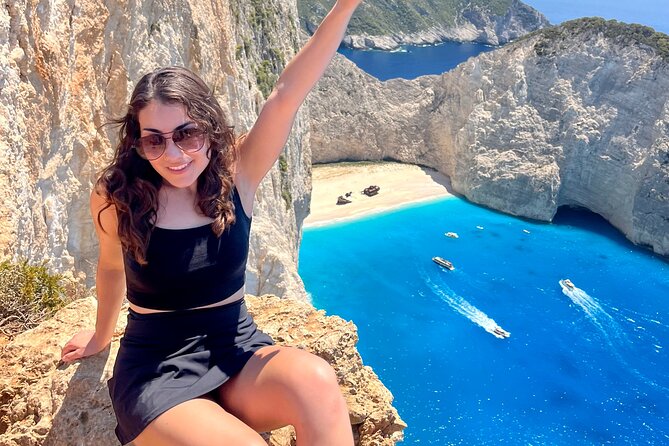 Zakynthos Shipwreck Beach with Blue Caves Land and Sea Tour - Maravelia Cave and White Beach: the water stops that do the heavy lifting