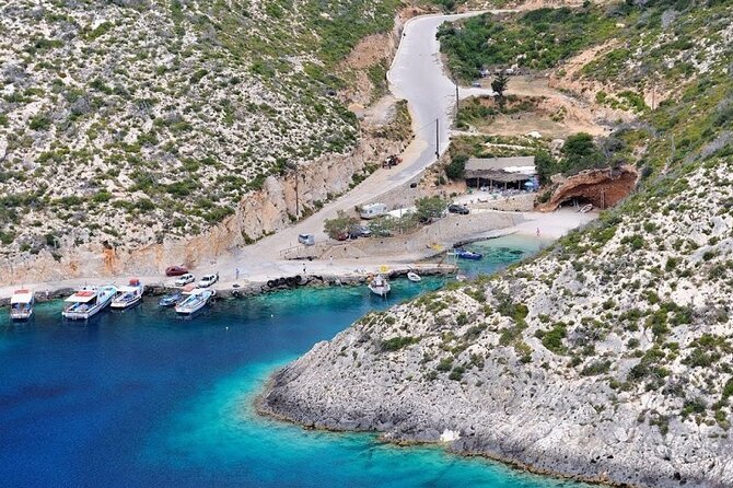Zakynthos Shipwreck Beach with Blue Caves Land and Sea Tour - Xigia Natural Spa Beach: sulfur water and a slower finale