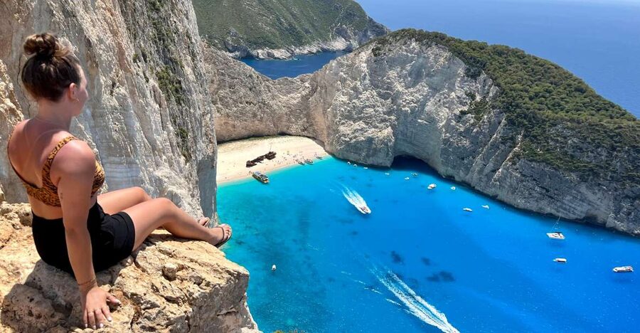 Zakynthos: Shipwreck Beach with Blue Caves Land & Sea Tour - White Beach swimming time: why about an hour is the sweet spot