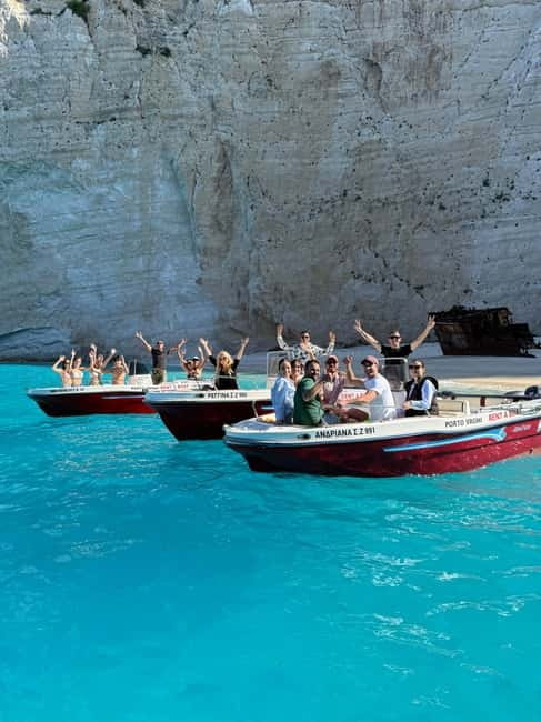 Zakynthos: Shipwreck & Caves Private Boat Tour with Skipper - Your 2-hour itinerary: Navagio shipwreck to the Window of Luck