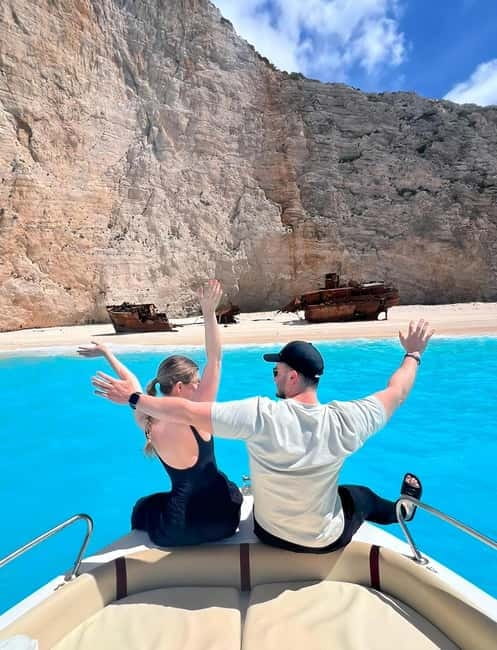 Zakynthos: Shipwreck & Caves Private Boat Tour with Skipper - Boat, safety gear, and what is genuinely included