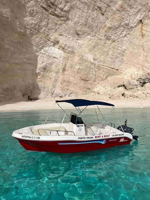 Zakynthos: Shipwreck & Caves Private Boat Tour with Skipper - Where you meet in Porto Vromi and how the check-in feels