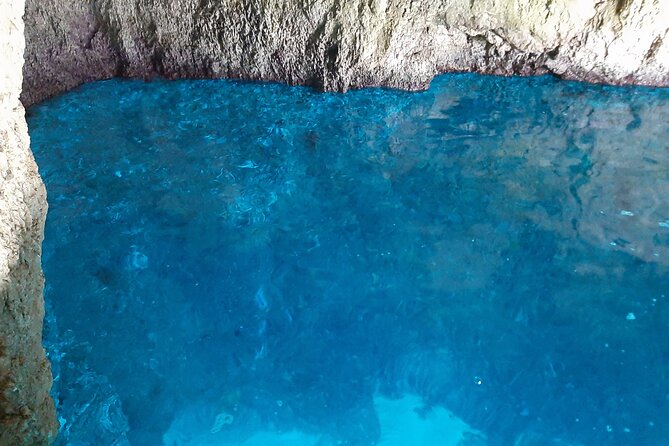 Zakynthos Small Group Tour Shipwreck bay Blue Caves by Land & Sea - Navagio Panagioti: another beach look, with turquoise and a shipwreck theme