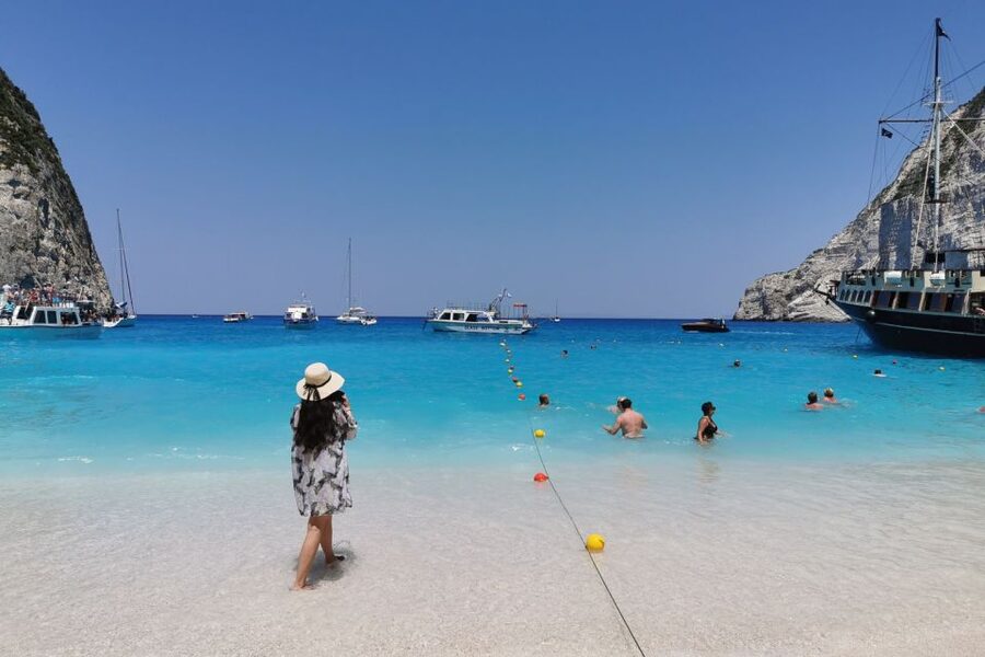 Zakynthos Small Group Tour Shipwreck & Blue Caves Land & Sea - Lunch in Anafonitria plus Exo Chora’s 2,500-year-old olive tree