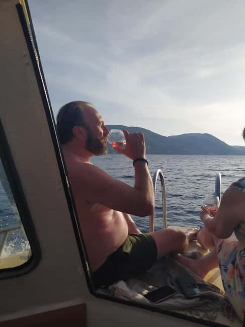 Zakynthos: Sunset Cruise to Myzithres with Wine - First the pickup, then the Laganas Bay port