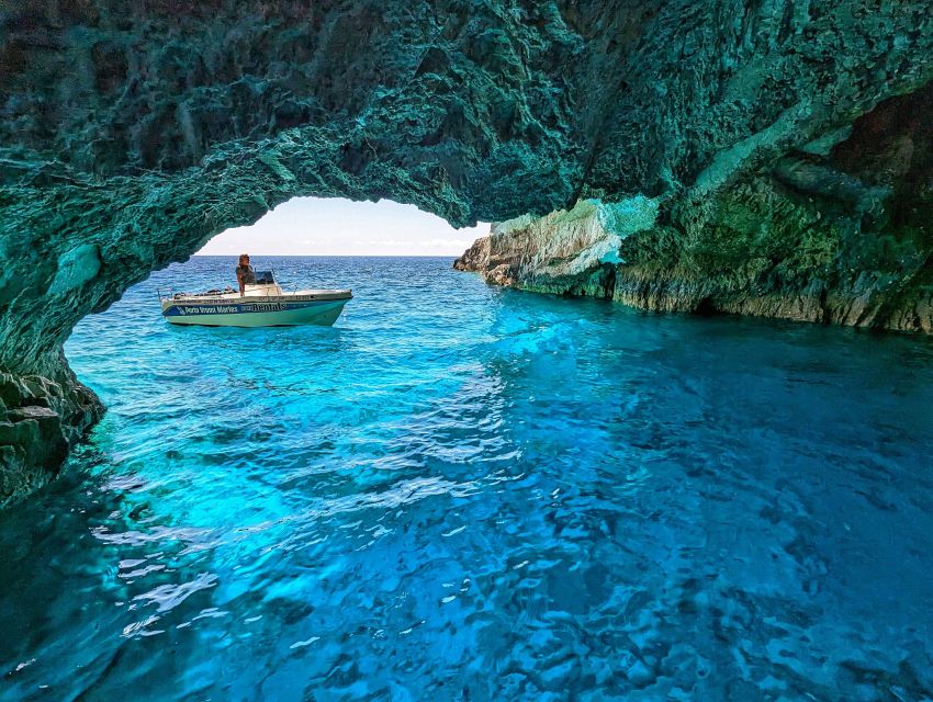 Zakynthos: West Coast & Navagio Bay Cruise with 2 Swim Stops - Heart Cave and the smaller cave names you’ll hear on board