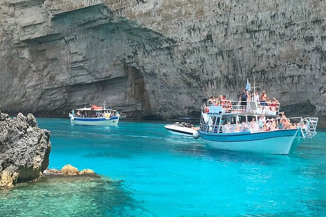 Zakynthos West Coast Tour and Navagio Bay - Blue Eye cave, Hidden Treasure cave, and the 30-minute swim break