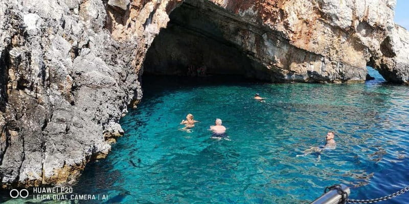 Zakynthos: Xigia, Navagio Shipwreck and Blue Caves Boat Tour - What to bring for three swim stops