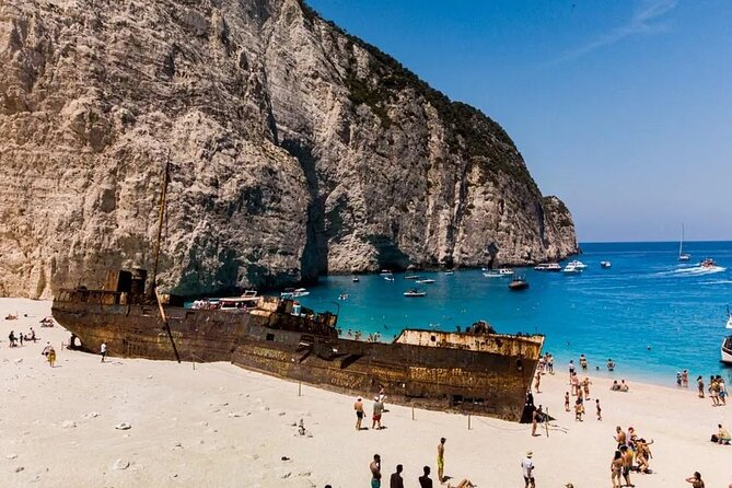 Zante Cruise to Blue Caves & Shipwreck Beach Photo stop - From Kefalonia to Zakynthos: A Big Sight Day on the Water